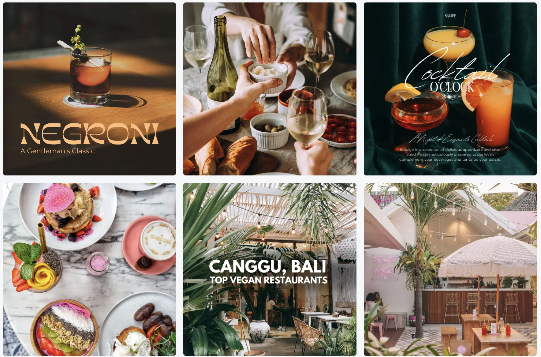 food and beverage gallery